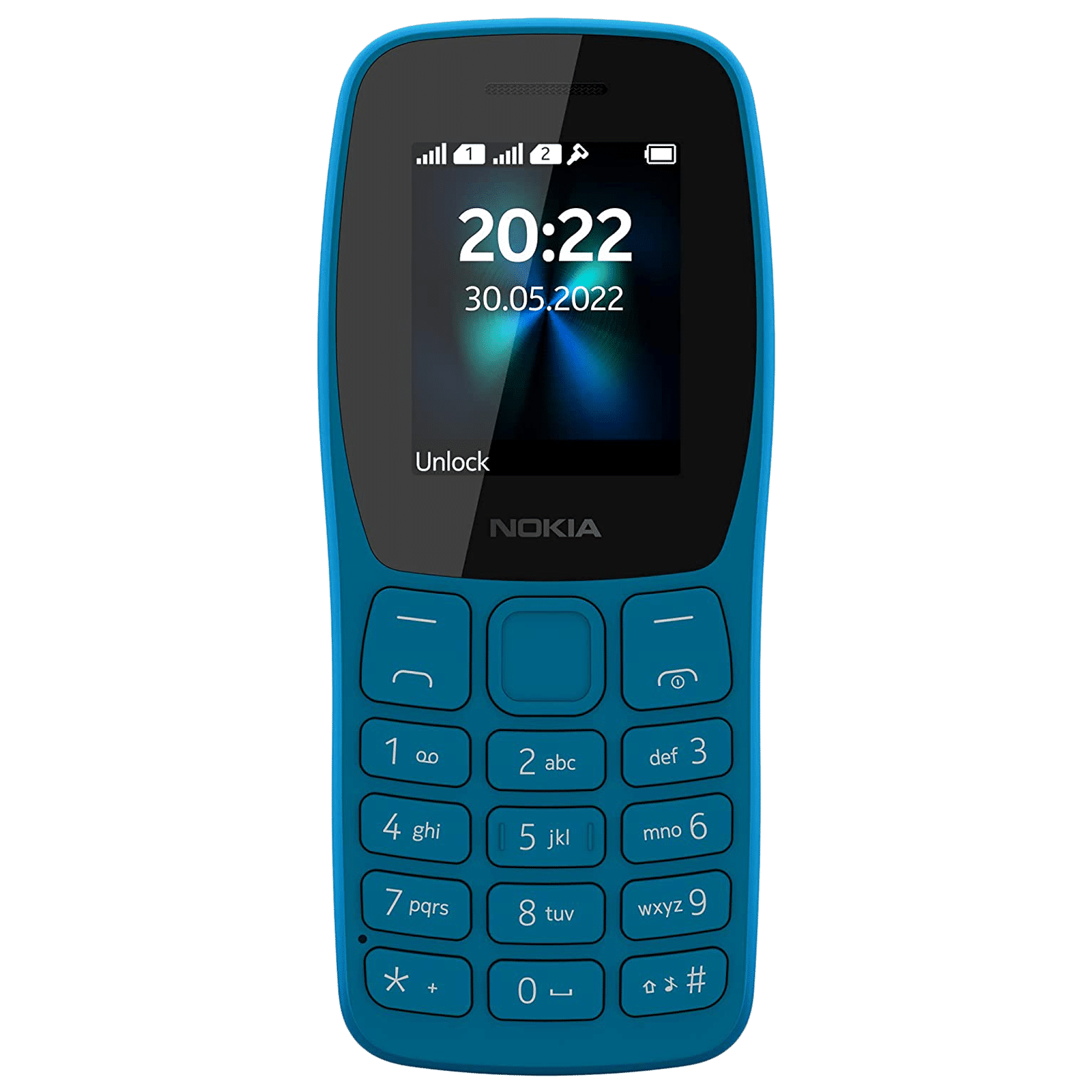 Buy Nokia 110 4MB Dual SIM Rear Camera Cyan Online Croma